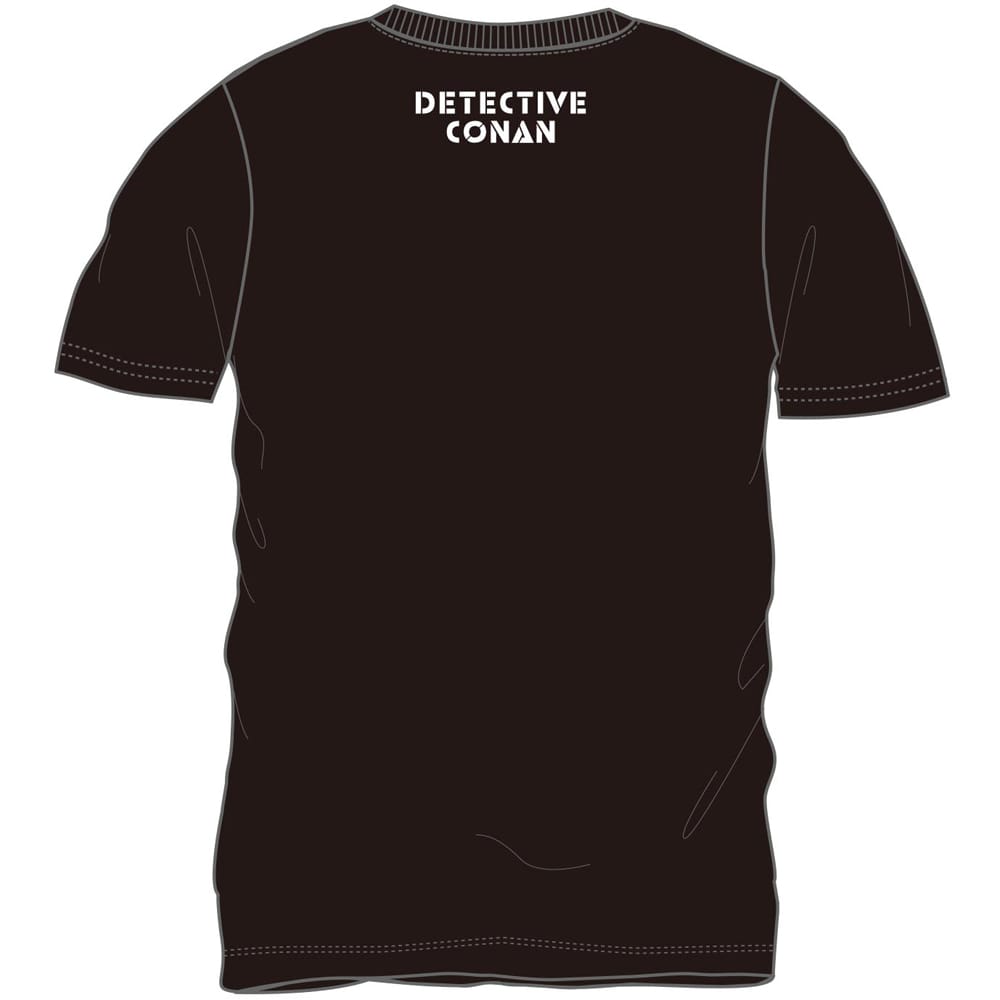劇場版『名探偵コナン ハロウィンの花嫁』 ワンポイント刺繍柄半袖Tシャツ ブラック Mサイズ