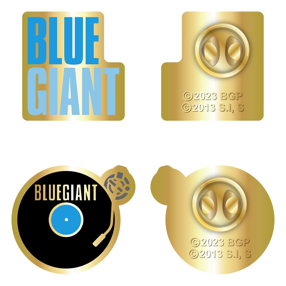 映画『BLUE GIANT』 ムビチケカード型前売券＋オリジナルピンバッジ2種セット