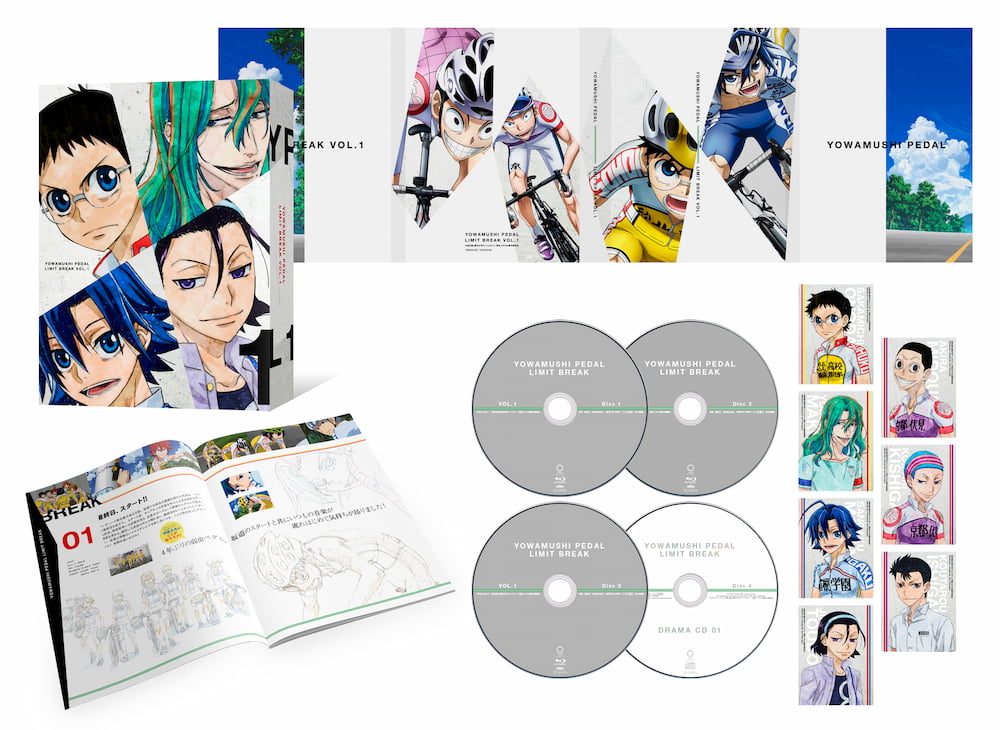 TOHO Schedules 'Yowamushi Pedal: Limit Break' Anime DVD/BD LE Releases