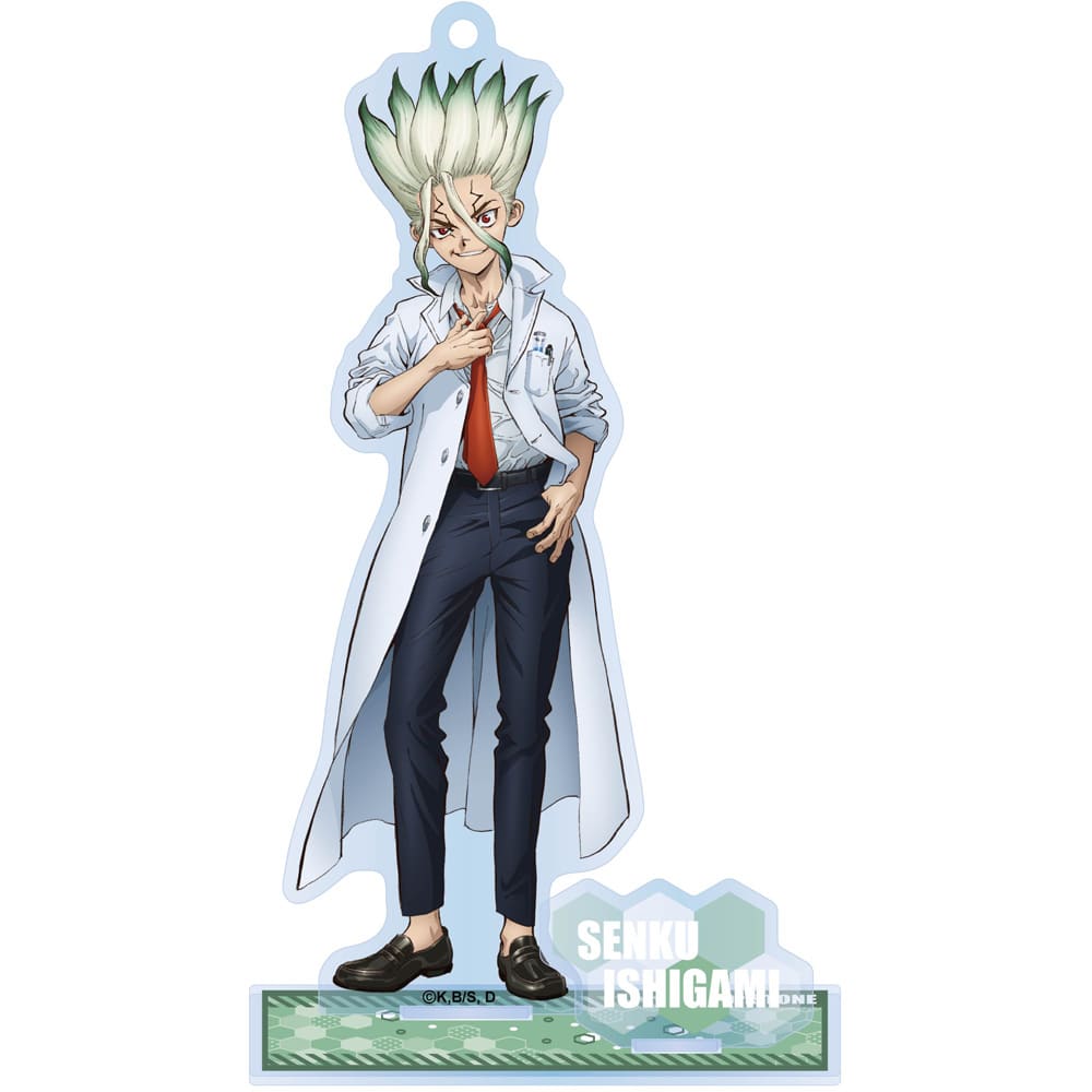 Dr.STONE 描き下ろしアクリルスタンドキーホルダー 石神千空 JF2022