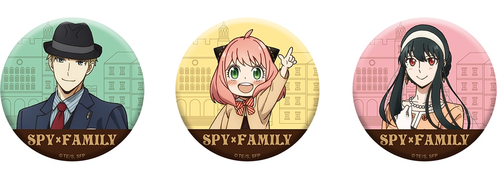 SPY×FAMILY 描き下ろし缶バッジ3個セット AnimeJapan 2022 Ver.: 作品 